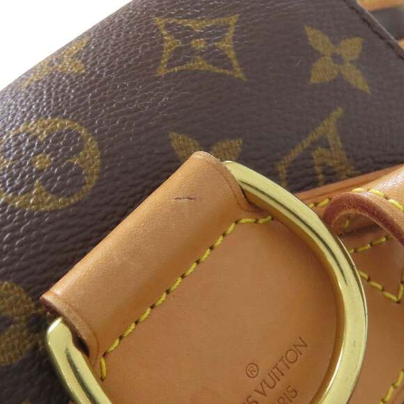 LOUIS VUITTON Authentic Brown Monogram Canvas Backpack main image 5